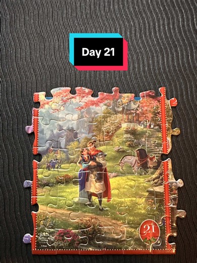 Day 21 🧩⚔️ Strength, courage, and honor in every piece 🌸 One of my favorite scenes to put together ✨ #Mulan #MakeAManOutOfYou #DisneyAdvent #DisneyPuzzle #DisneyMagic