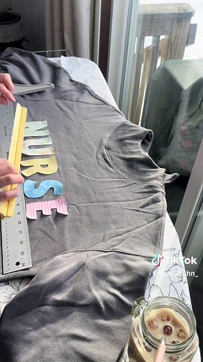 Centering Letters on a Crewneck: Hand Stitch Tips