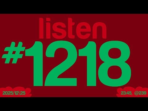🎄Listening to "Every day of my life" by ‪@ko0x‬ for the 1218th time [2025/12\\25, 23:45 @239 .beats]🎄