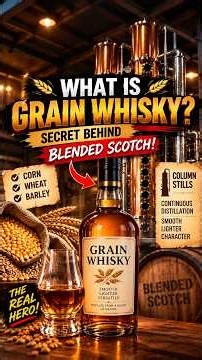 What is GRAIN WHISKY? Secret Behind Blended Scotch 🥃 | #whisky #scotch #youtube | Mysteryofdrinks