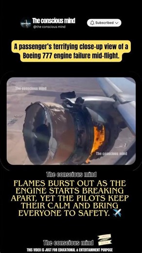 Boeing 777 Engine Failure Caught on Camera! ✈🔥