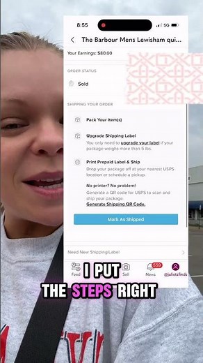 Poshmark Shipping Hack that can save you MONEY on shipping! Using a QR code to ship your items!