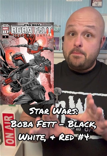“Star Wars: Boba Fett - Black, White, & Red issue 4” from @Marvel Entertainment #comicbookchronicles #starwars #bobafett #nwo4life #comic