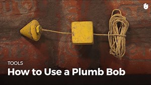 How to Use a Plumb Bob - How to Be a Mason | Sikana