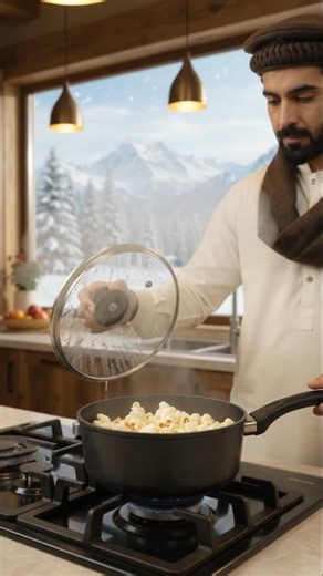 🍿 Butter Popcorn at Home | Perfectly Crispy Homemade Popcorn|#Popcorn #Homemade #Shorts