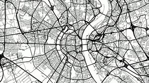 Zoom Out Road Map of Cologne Germany