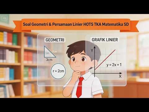 Soal HOTS TKA Matematika SD: Geometri dan Persamaan Linier