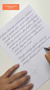Cursive calligraphy practice || Pilot pen | Sifatullah Writing Academy