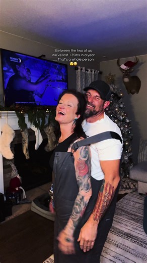 A year ago these were my overalls for the barn and they fit, today I can fit both my hubby and I in them 🤯😱 @🇺🇸🦅Michael🦅🇺🇸