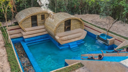 $1M Water Slide Park Becomes a Hidden Underground Dream Home