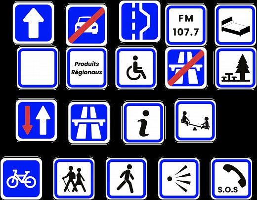 Reconnaître les panneaux d’indication routière - Code de la route