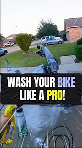 How to Wash Your Motorcycle Like a Pro! 😮‍💨 #shorts #motorcycle #biker #tutorial