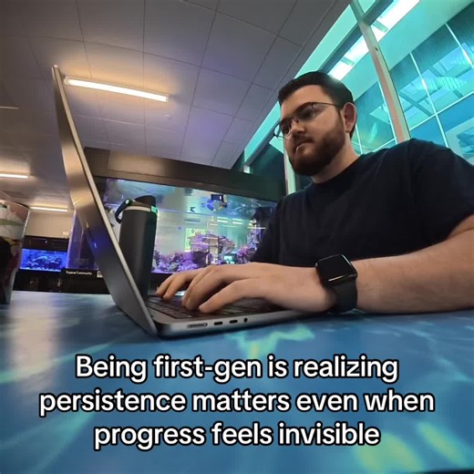 Being first-gen often means working hard long before there’s anything to point to. Progress doesn’t always look like milestones or praise. Sometimes it looks like staying, showing up again, and trusting that effort compounds even when it’s quiet. Persistence matters most in the phases no one sees, when you’re still learning how the system works while trying to believe in yourself at the same time. If this resonates, you’re not alone. I’m sharing what I wish I’d known because this part is rarely 