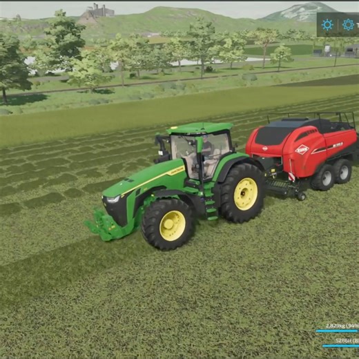 269K views · 1.8K reactions | Mowing, raking, baling... #JohnDeere #Mowing #Baling #Grass #FarmingSimulator22 #fs22 #Bale #Wrapping #Game #GamePlay #FS22 #Farming #Baling | Mazarat Gaming | Facebook