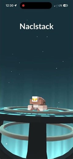 Nacli evolves into Naclstack 🤌🏻 Pokemon go 2025 #pokemon #pokemongo