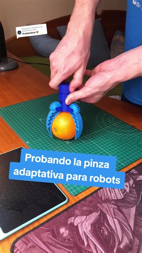 Prueba de pinza adaptativa para robots: ¿dibuja bien?