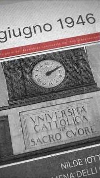 Le Donne Costituenti dell'Università Cattolica del Sacro Cuore