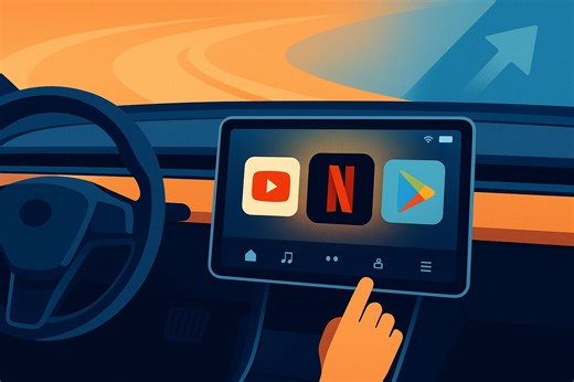 Come guardare Netflix e YouTube in auto con CarPlay e Android Auto