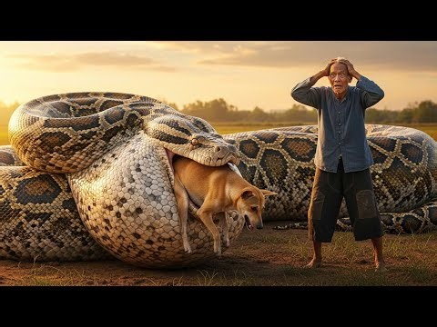 Police Rescue Dog Swallowed Whole by Giant Python