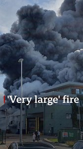 A huge fire has badly damaged a well-known bakery | BBC Wales News