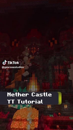Giant Nether Castle: Minecraft Building Tutorial