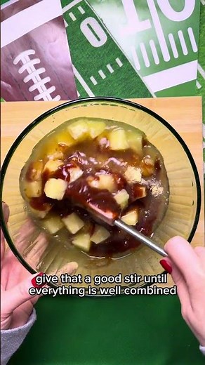 Super Bowl Crockpot Sweet and Savory Hasselback Kielbasa Appetizer