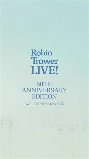 Robin Trower Live! - 50th Anniversary Edition Available on 2CDs and 2LPs, the new edition includes the landmark 1975 Stockholm performance available to listen to in full for the first time. Only seven tracks from the show made it onto the original LP, this new anniversary edition finally makes available the full concert for the very first time - newly remixed and restored from the original multi-track tapes. ‘Bridge Of Sighs' (Live in Sweden 1975, 2026 Mix) is available to stream now. #robintrow