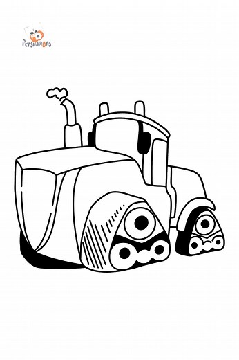 Kolorowanka John Deere Traktor ♥ Drukowanie za Darmo i Online!