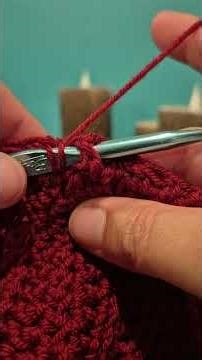 bphdc (back post half double crochet) left handed #crochettutorial #lefthandedcrochet #howtocrochet