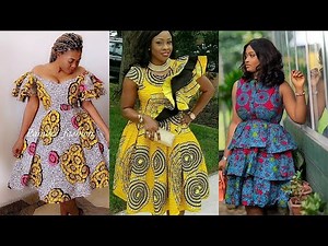 2024 #KITENGE FASHION SHORT DRESSES || 100 SUPER TRENDY, MOST STUNNING & LOVELY #KITENGE DRESSES