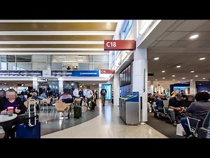 SEA Concourse C walk from beginning to end ASMR / raw sound (November 2025)