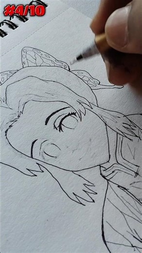 shinobu from demon slyer day 4 #animeeart