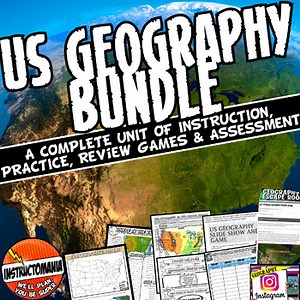 United States Geography Unit l US Geography l Geography United States Activity