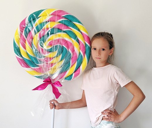 Giant Fake Lollipop - Giant Candy Props / Lollipop Props / Candy Shop Prop / Candyland Decoration / Party Decor Candy Prop - Giant Lolly - Etsy