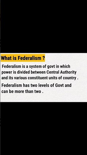 What is Federalism | CBSE Class 10 | Civics chapter 2 social science | SST