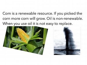 Renewable and non-renewable resources