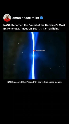 NASA Recorded Sound of Universe’s Most Extreme Star, "Neutron Star" & It’s Terrifying #space #shorts