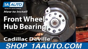 How to Replace Wheel Bearing Hub Part 2 1997-99 Cadillac Deville