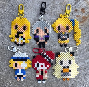 Vocaloid Perler Bead Keychains - Etsy