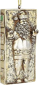 Tree Buddees Santa Frozen in Carbonite Funny Parody Christmas Ornament