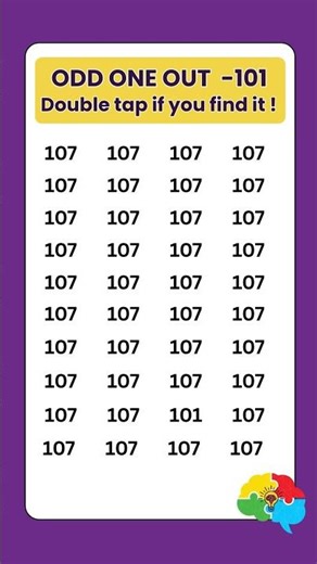 Odd One Out 🔎 Can You Find It #101