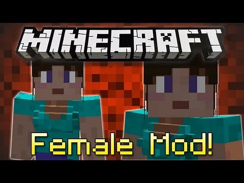 Minecraft | FEMALE GENDER MOD! | Girls play Minecraft too!