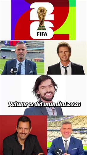 relatores del mundial 2026 #marianocloss #pollovignolo #mundial2026 #cr7 #golazos