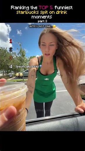 Ranking the Funniest StarBucks Moments part 3..#shorts #usa