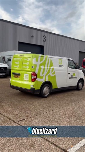 Blue Lizard Signs | Lively green part wrap installed to this LDV eDeliver for Kipper Life. A brilliant design concept provided by @refresh_designs that came... | Instagram