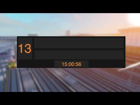 SCR Announcements | Scrolling board