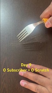 Table vs fork challenge #digging #trending #scratching #table #fork #youtubeshorts