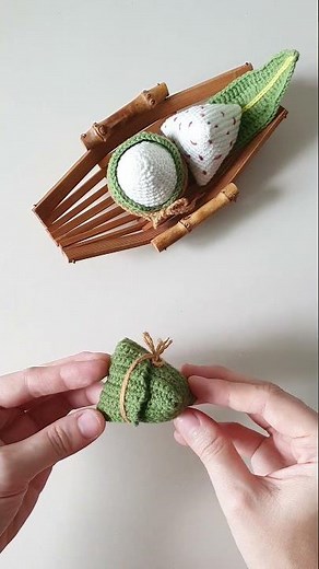 Crochet Rice Dumpling | Chinese Zong Zi | SpringDay DIY