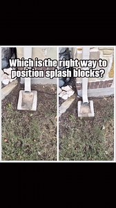 🔧 Is your home ready for rainy days? Make sure your splash blocks are facing the right direction to protect your foundation! Check out our latest tutorial for easy tips and tricks. #DIY #HomeMaintenance #RainyDay #ProtectYourHome #never_done_diy | Never_done_DIY