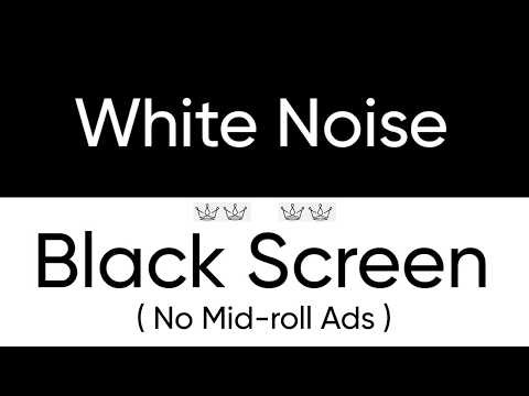 Black Screen | White Noise | 12Hours of Night Relaxation Tone for Relaxation and Relaxation (No Ads)